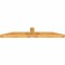 Ekena Millwork Portland Rough Sawn Timber Gable Bracket, Western Red Cedar, 96"W x 16"H x 6"D x 6"F, 4/12 Pitch GBW096X16X0606POR00RWR - alternate 2